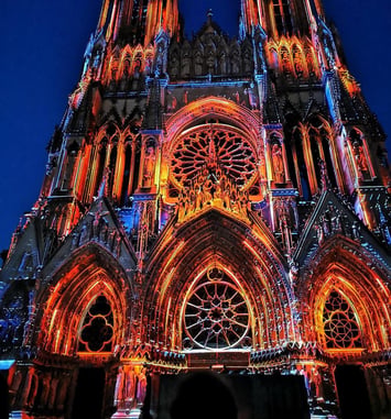Spectacle Régalia Illuminations Cathédrale de Reims 2025