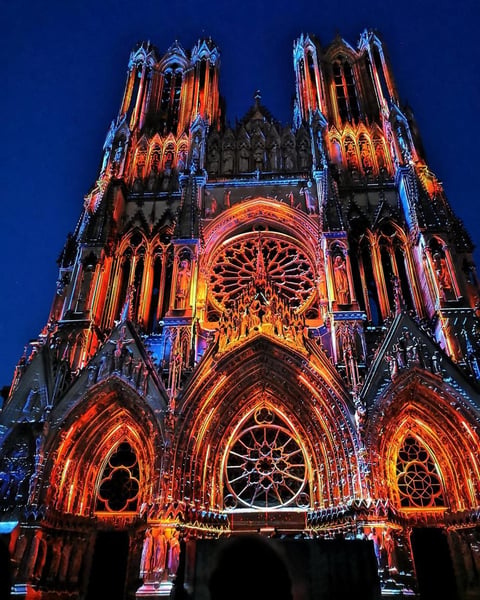 Spectacle Régalia Illuminations Cathédrale de Reims 2026