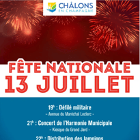 Fête Nationale Châlons en Champagne