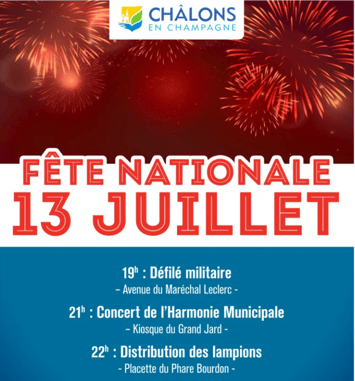 Fête Nationale Châlons en Champagne