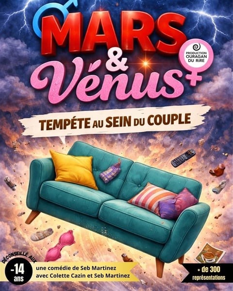 Mars & Vénus, tempête au sein du couple !