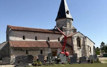 Découverte d'une église romane
