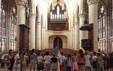"Levez les yeux !" à la cathédrale de Châlons-en-Champagne