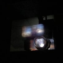 Visite des cabines de projection et projection d'un film