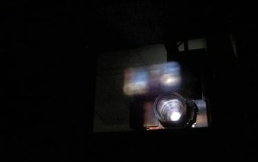 Visite guidée des cabines de projection