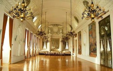 Concert dans la salle des fêtes de l'hôtel de ville