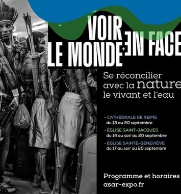 Visite guidée de l'exposition sur le thème « Se réconcilier avec la nature, le vivant et l'eau »