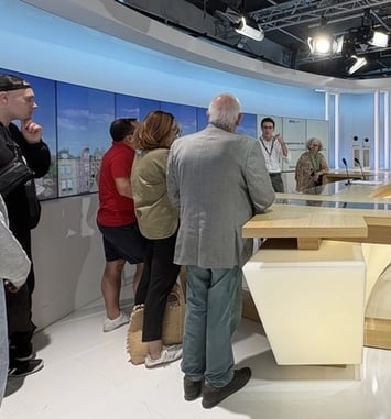 Visite immersive dans les coulisses de France 3 Champagne-Ardenne