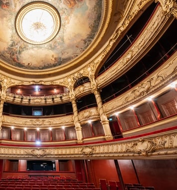 Visite du théâtre Gabriel-Dorziat