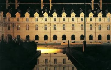 L'Hôtel de Région Grand Est à la tombée de la nuit