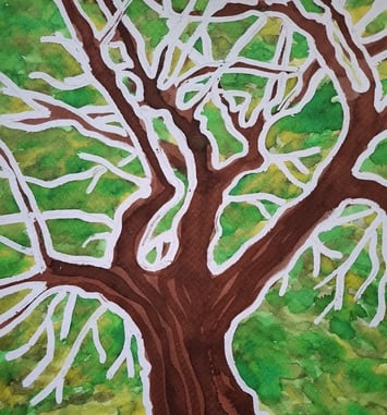 Atelier Drawing gum et encre