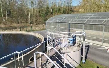 Visite de la station de traitement des eaux usées de Fismes