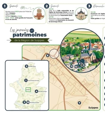 Visite de la salle mémorielle de Sommepy-Tahure