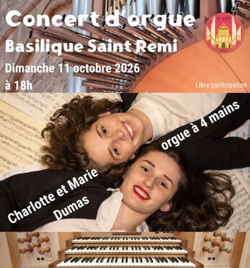 Concert d'orgue à la Basilique Saint Remi de Reims