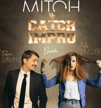 Spectacle "Catch d'impro" avec Fabien Strobel et Julie Muller