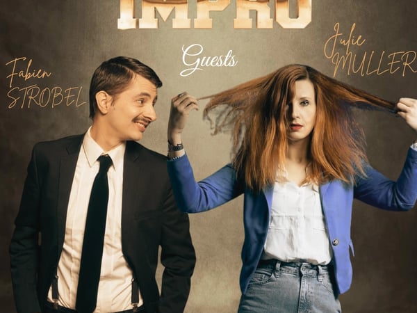 Spectacle "Catch d'impro" avec Fabien Strobel et Julie Muller